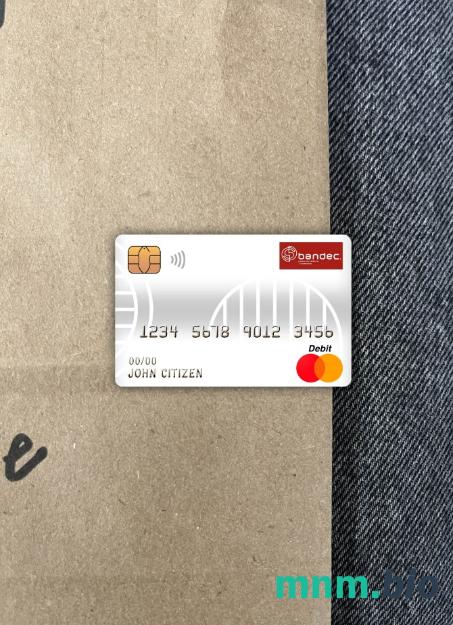 Cuba Bandec banco de credito y comercio bank master obciążyć card wygląd fotograficzny skan PSD + zdjęcie